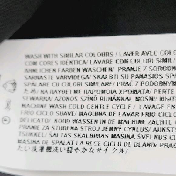 Mon Renn Dress Small Black Sentiment Mini Wrap Plunge Neck Belt Cornelli NEW - Picture 13 of 16